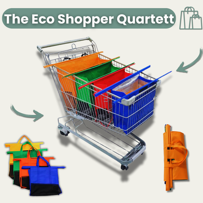 The Eco Shopper Quartett - 4-teiliges Einkaufstaschen-Set