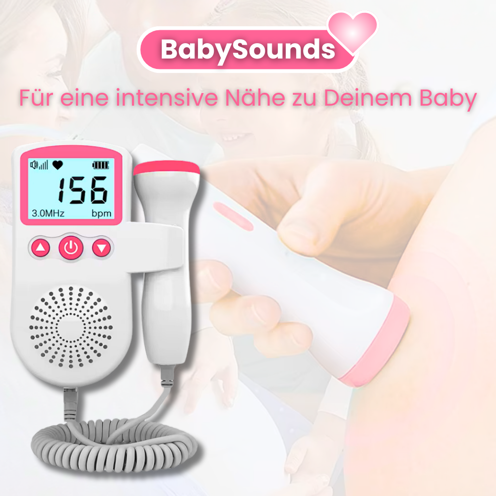 BabySounds - #1 Bewährter Fetal Doppler für zu Hause