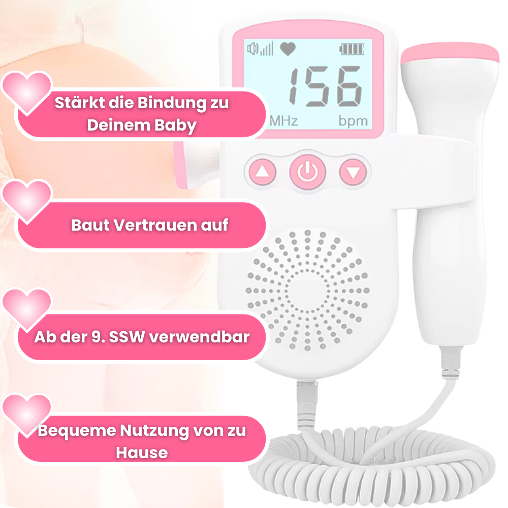 BabySounds - #1 Bewährter Fetal Doppler für zu Hause